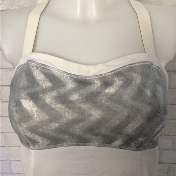 Lululemon women’s white/gray workout tees size 6 - Picture 2 of 7